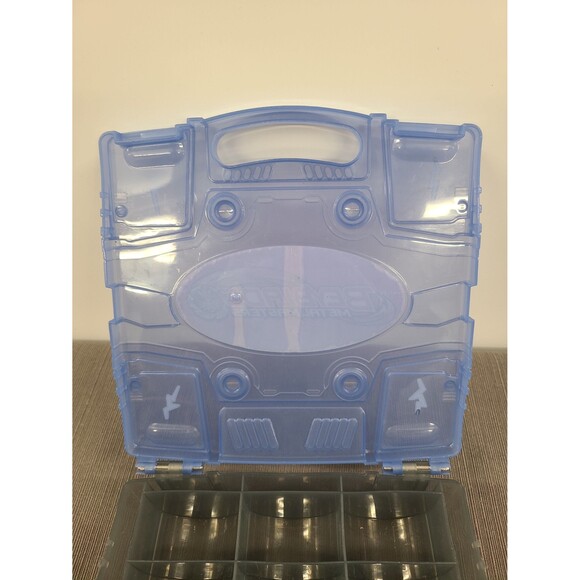 Beyblade Metal Masters Beylocker Carry Case Storage Blue Gray Clear Hasbro 2010 - Picture 5 of 6